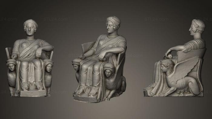 Статуи античные и исторические (Выдающейся Этру, STKA_0803) 3D модель для ЧПУ станка